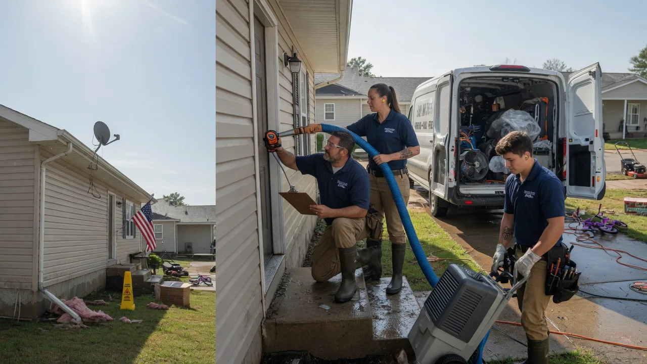 Ceiling Water Damage Restoration in Freeport, MN near me